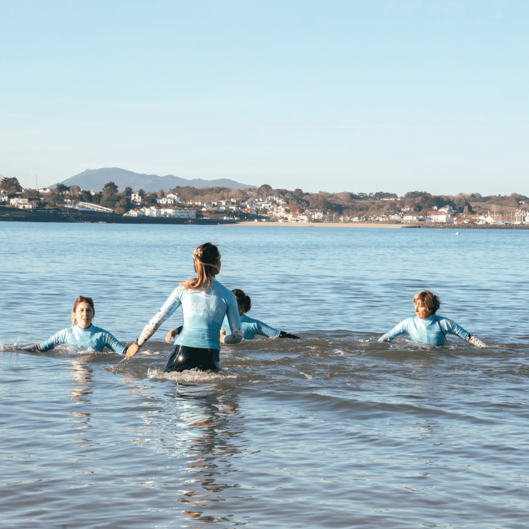 Explosion aquatique baie de Saint Jean de Luz © Claire Burel